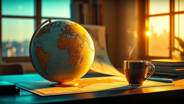 라떼의 아침: 격랑의 국제 정세 속, 희망을 잃지 않는 우리의 아침